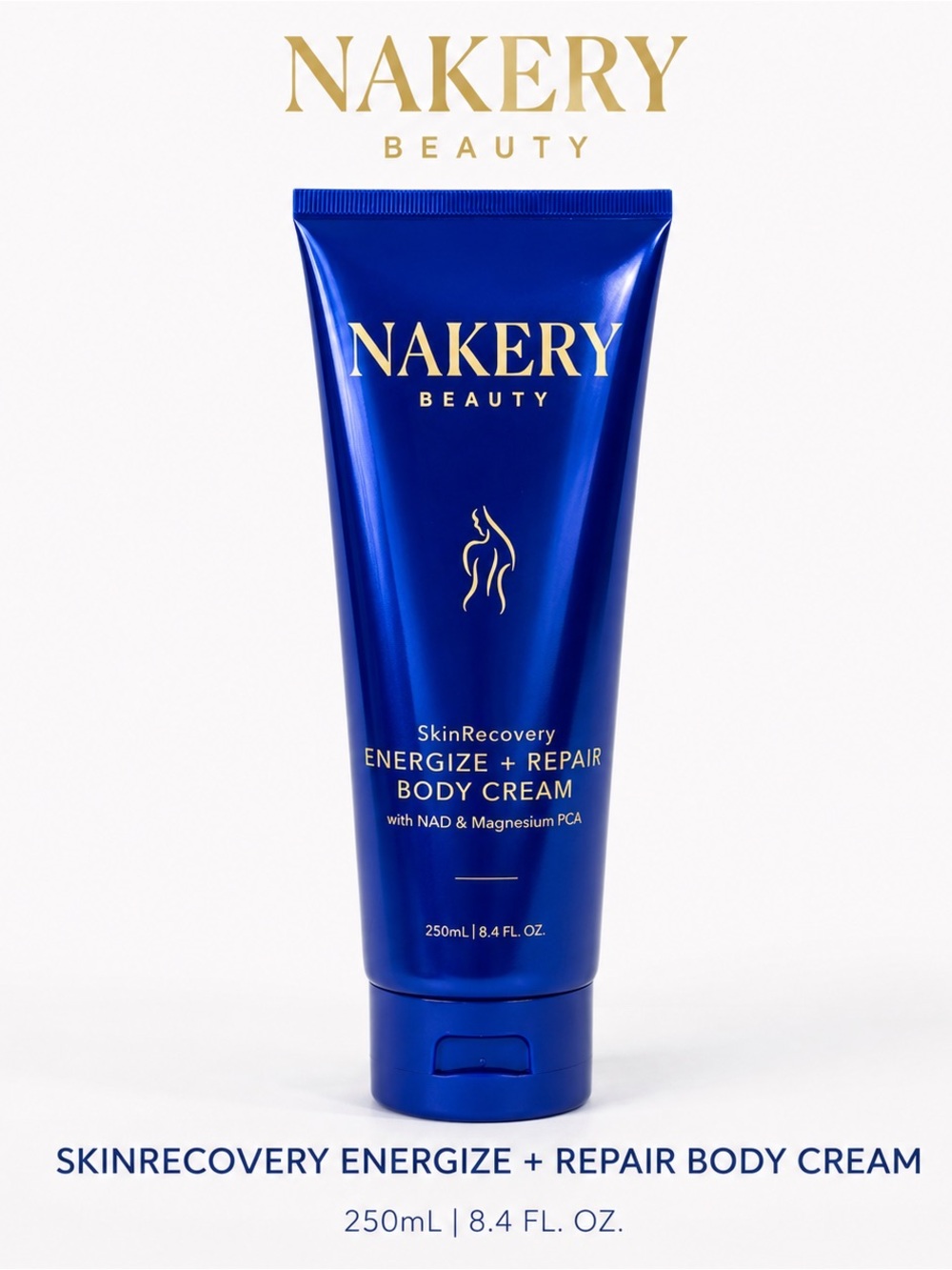 NEW/Sealed Nakery Beauty SkinRecovery Energize + Repair Body Cream - 250 mL